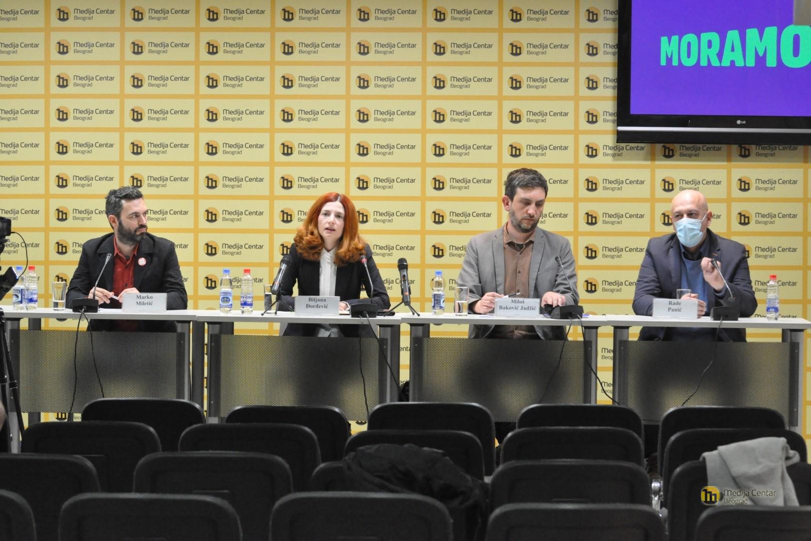 Moramo, za dostojanstven rad - predstavljanje programa za radna i socijalna prava koalicije Moramo