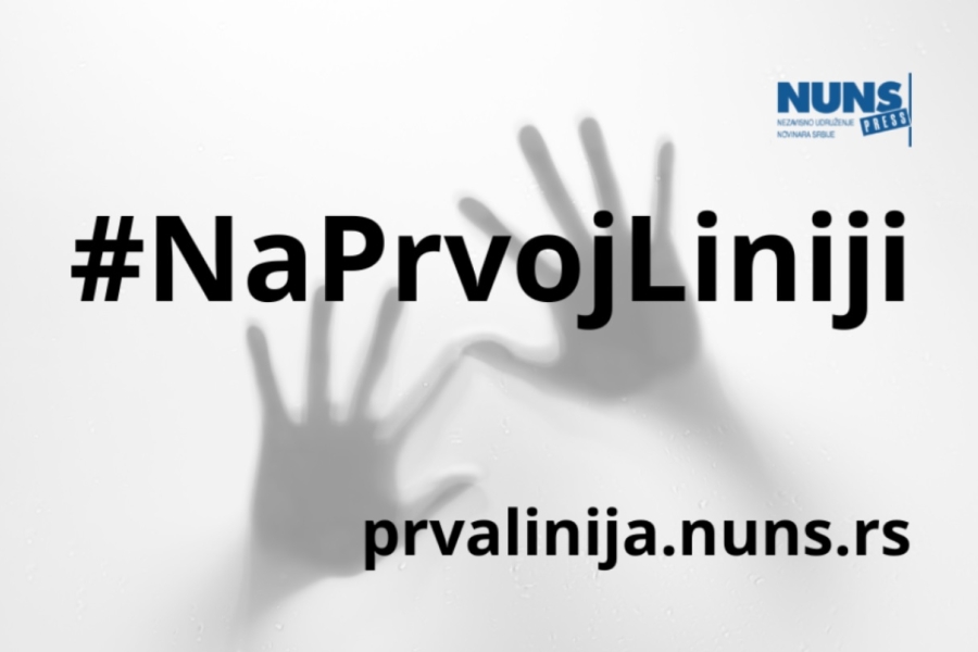 NUNS pokrenuo platformu za bezbednost novinara – "Na prvoj liniji"